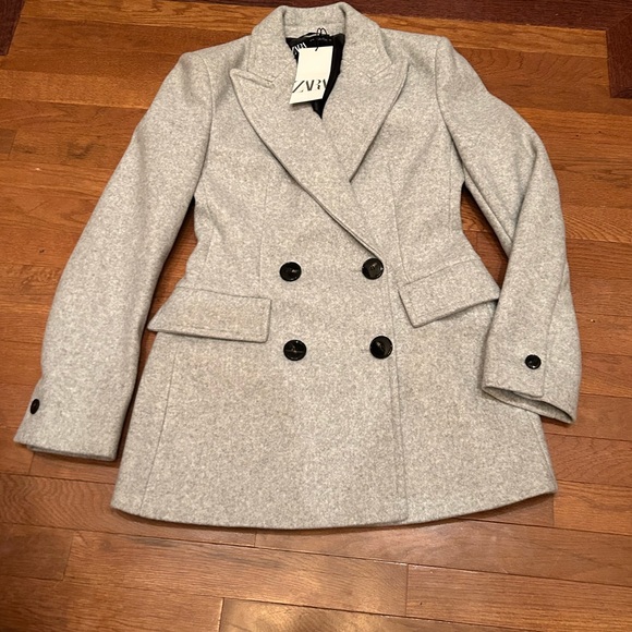 Zara Tailored Double Breasted coat - Picture 16 of 16
